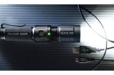 Image of Pelican 2380R Tactical Flashlight, 305 Lumens, Black 02380R-0000-110