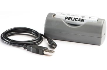 Image of Pelican 2386-Tactical Flashlight USB Charger and Battery, 02380R-3040-000