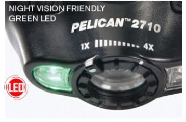 Image of Pelican 2710 LED Headlight, Green Night Vision 027100-0100-110