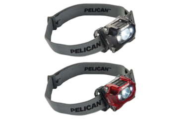 Image of Pelican 2760C 204 Lumen Headlamp, Black, Red
