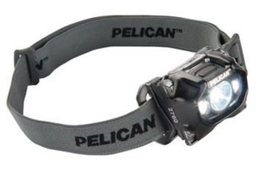 Image of Pelican 2760C 3AAA LED Headlight,133 Lumens,Black 027600-0100-110