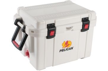 Image of Pelican 35 Quart White Elite Marine Cooler, 35Q