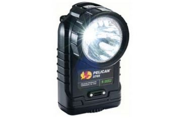 Image of Pelican 3765 4AA LED Rechargeable Flashlight,172 Lumens,Black 3765-021-110