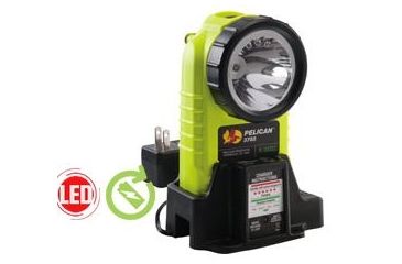 Image of Pelican 3765 Rechargeable Flashlight w/ Charger, Yellow 3765-001-245