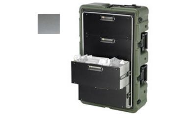 Image of Pelican 4 Drawer Mobile Medical Chest Case,29.75x17.87x10.8in,Gray 472MEDCHEST34D133