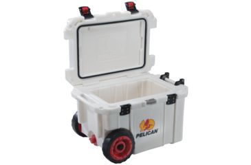 Image of Pelican 45QW Elite Wheeled Cooler,19x12x12in,Marine White 32-45QW-MC-WHT