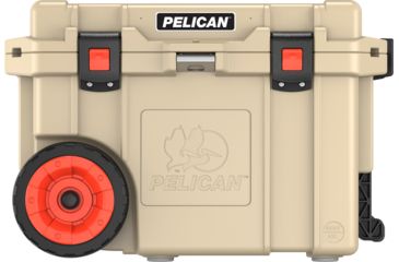 Image of Pelican 45QW Elite Wheeled Cooler, Tan, 45 QT, 45QW-2-TAN