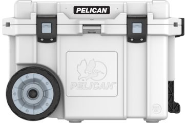Image of Pelican 45QW Elite Wheeled Cooler, White, 45 QT, 45QW-1-WHT
