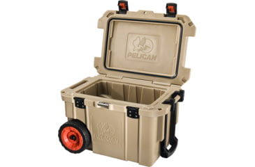 Image of Pelican 45QW Elite Wheeled Cooler,19x12x12in,Outdoor Tan 32-45QW-OC-TAN