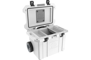 Image of Pelican 55QW Wheeled Tailgate Cooler, White, 55 QT, 55QW-1-WHT