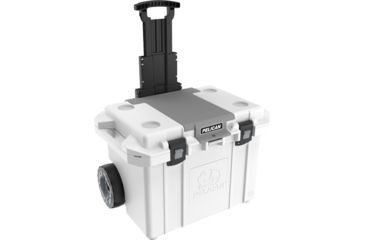 Image of Pelican 55QW Wheeled Tailgate Cooler, White, 55 QT, 55QW-1-WHT