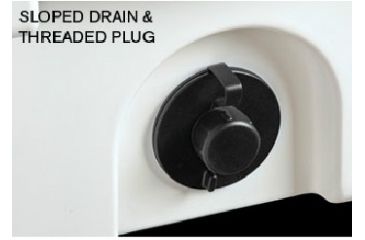 Image of Pelican 65 Quart Elite Marine Cooler, Drain w/ Plug 32-65Q-MC-WHT