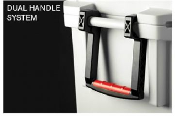 Image of Pelican 65 Quart White Elite Cooler, Handle System 32-65Q-MC-WHT