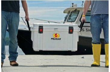 Image of Pelican 65 Quart White Elite Cooler, Lifted 32-65Q-MC-WHT