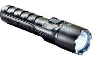 Image of Pelican 7070R Tactical Flashlight with Lithium Ion Rechargeable Battery, Black, 7.9 in 07070R-0000-110