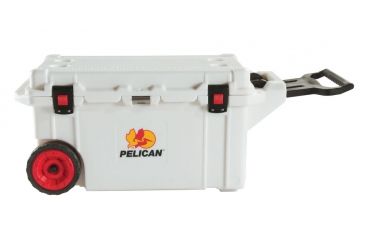 Image of Pelican 80Qt Elite Cooler w/Wheels,29x13x13in,Marine White 32-80Q-MC-WHT