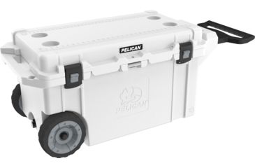 Image of Pelican 80QW Wheeled Tailgate Cooler, White, 80 QT, 80QW-1-WHT