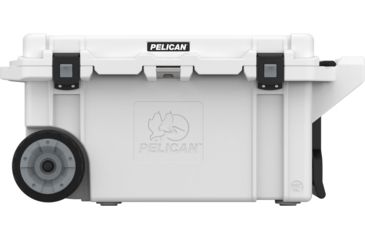 Image of Pelican 80QW Wheeled Tailgate Cooler, White, 80 QT, 80QW-1-WHT