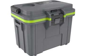 Image of Pelican 8Q Elite Cooler, GRY/GRN, 8Q1DKGRYEGRN