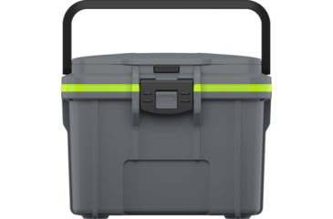 Image of Pelican 8QT Personal Cooler, Dark Gray/Green, 8Q1DKGRYEGRN