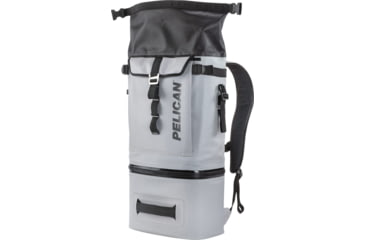 Image of Pelican Dayventure Backpack Soft Cooler, 18.36 L, Light Grey, SOFT-CBKPK-LGRY