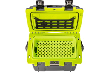 Image of Pelican Elite Hard Cooler, 13.25 L, Dark Grey/Earth Green, 14Q-1-DKGRYEGRN