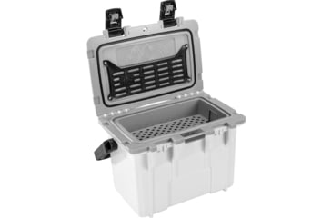 Image of Pelican Elite Hard Cooler, 13.25 L, White/Grey, 14Q-1-WHTGRY