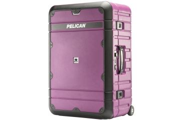 Image of Pelican EL27 Elite Weekender Luggage w/Enhanced Travel System, 22.04x14.16x9.17in, Orchid/Black, LG-EL27-PLUBLK