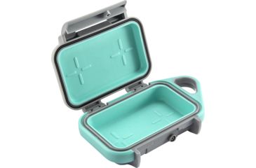 Image of Pelican Go Case G10, Slate/Teal, Small, GOG100-0000-GRY