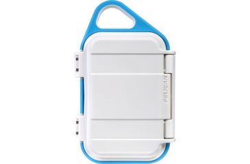 Image of Pelican Go Case G10, White/Aqua, Small, GOG100-0000-WHT
