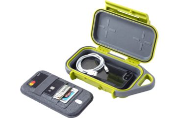 Image of Pelican Go Case G40, Lime/Grey, Large, GOG400-0000-GRN