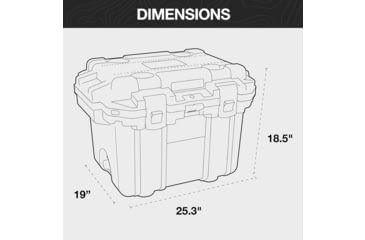 Image of Pelican 30Qt Elite Hard Cooler, Hunter Green/Tan, 30Q-15-HGRTAN