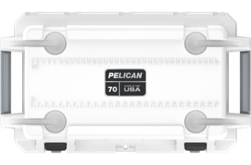 Image of Pelican IM Elite Cooler, White/Gray, 70 qt 70Q-1-WHTGRY