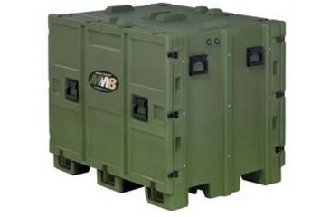 Image of Pelican 472-463L-MM08 Mobile Master Transport Case,47.8x35.4x36.6in,Black Cobalt Hardware/Empty,Olive Drab 472463LMM08CEM137