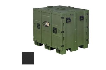 Image of Pelican 472-463L-MM08 Mobile Master Transport Case,47.8x35.4x36.6in,Black Cobalt Hardware/Shelf,Black 472463LMM08CSH032