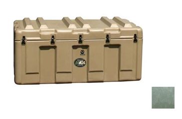 Image of Pelican 472-463L-MM24 Mobile Master Transport Case,48.62x24.62x19.67in,Stainless Steel/Empty,Olive Drab 472463LMM24SEM137