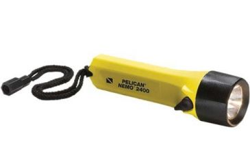 Image of Pelican Nemo 2400N Xenon 4AA Waterproof Flashlight - Yellow 2400-017-247