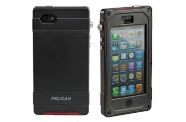 Image of Pelican Progear Vault Series For Iphone 5, Black/Red/Dark Gray CE1180-I50A-1AC