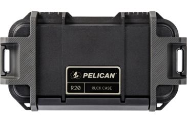 Image of Pelican Ruck Case R20, Dark Grey, Medium, RKR200-0000-BLK