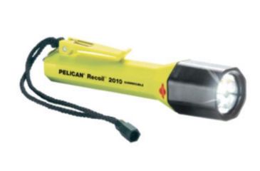 Image of Pelican Sabre 2010A LED Flashlight,109 Lumens,Adventure Series,Yellow 2010-058-245