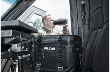 Image of Pelican Sc24,soft Cooler,24 Cans Black - SOFT-SC24-BLK