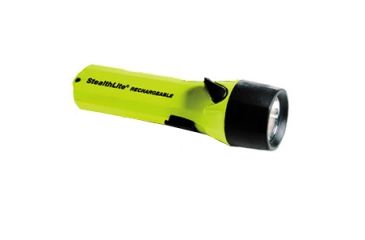 Image of Pelican StealthLite Rechargeable 2450 Waterproof Yellow Flashlight, No Charger 2451B