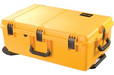 Image of Pelican Storm Cases iM2950 Dry Box w/ Wheels, 31.3x20.4x12.2in, Yellow, No Foam