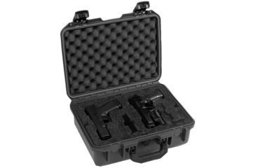 Image of Pelican Storm Cases iM2200 w/custom foam for 2 M9s For Law Enforcement 472-PWC-M9-2-BLK
