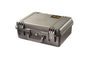 Image of Pelican Storm Cases iM2400 Gun Case  18X13X6.7in w/Dividers, Grey STMIM240010002