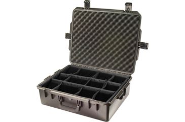 Image of Pelican Storm Cases iM2700 Utility Case 22X17X8.0in w/Dividers, Grey, IM270010002