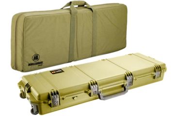 Image of Pelican Storm Cases IM3200 Case, Coyote Tan w/Coyote Tan Soft-Sided Bag 472PWCDW3200COYCOY