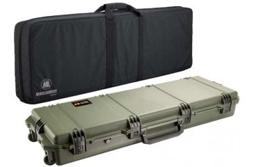 Image of Pelican Storm Cases IM3200 Case, OD Green w/Black Soft-Sided Bag 472PWCDW3200ODBLK