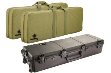 Image of Pelican Storm Cases IM3220 Case, Black w/Coyote Tan Soft-Sided Bag 472PWCDW3220BLKCOY