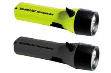 Image of Pelican StrealthLite 2450 Recharg. Xenon Dive Light System, Black, Yellow